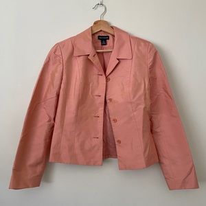Vintage Pink Silk Suit